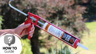 How to use a caulking gun with Defender® Bird Spike Fixing Adhesive