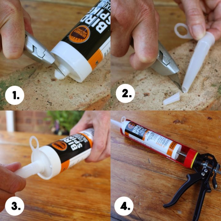 Step-byStep Guide on how to use Defender® Pigeon Spike Adhesive with a caulking gun